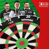 Winmau Equalizer Dartboard Official JDC Training Dartboard outer box alternate image showing the retail packaging and branding