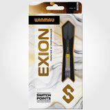 Exion Torpedo Switch Point Steel Tip Darts packaging exterior image showing the outer box artwork, branding, and presentation design