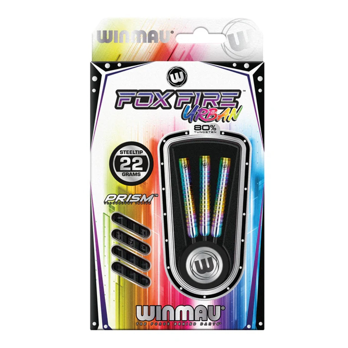 Foxfire Urban 80% Tungsten Steel Tip Darts by Winmau