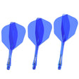 Winmau Fusion Integrated Flight & Shaft Blue No6 main product image on a white background.