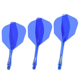 Winmau Fusion Integrated Flight & Shaft Blue No6 main product image on a white background.
