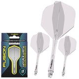 Fusion Integrated Flight & Shaft Clear No2 by Winmau image showing the retail packaging.