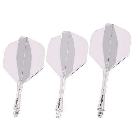 Fusion Integrated Flight & Shaft Clear No2 by Winmau main product image on a white background.
