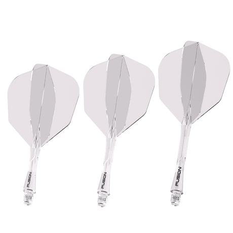 Fusion Integrated Flight & Shaft Clear No6 by Winmau main product image on a white background.