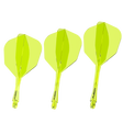 Fusion Integrated Flight & Shaft Neon Yellow No6 by Winmau main product image on a white background.