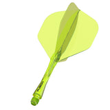Fusion Integrated Flight & Shaft No2 by Winmau angled view highlighting the product design and profile.