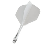 Fusion Integrated Flight & Shaft No2 by Winmau angled view highlighting the product design and profile.