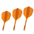 Winmau Fusion Integrated Flight & Shaft Orange No6 main product image on a white background.
