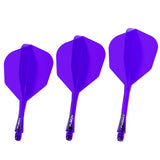 Winmau Fusion Integrated Flight & Shaft Purple No6 main product image on a white background.