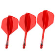 Fusion Integrated Flight & Shaft Red No2 by Winmau main product image on a white background.