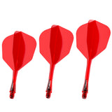 Winmau Fusion Integrated Flight & Shaft Red No6 main product image on a white background.