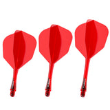 Winmau Fusion Integrated Flight & Shaft Red No6 main product image on a white background.