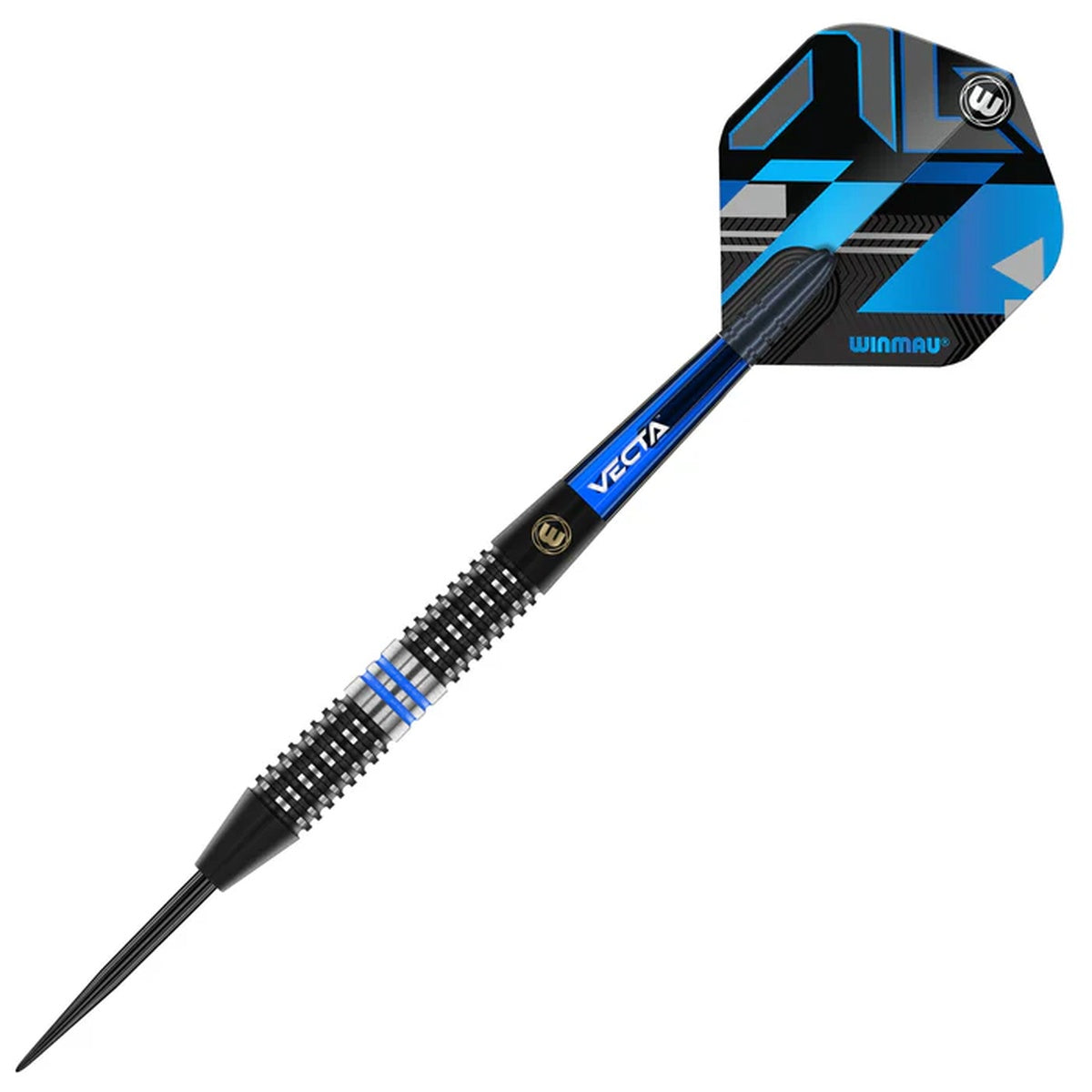 Galactics Steel Tip Darts angled product image displaying the barrel profile, grip layout, and design features