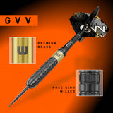 Winmau Gian Van Veen Brass Steel Tip Darts