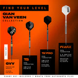 Winmau Gian Van Veen Brass Steel Tip Darts