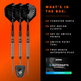 Winmau Gian Van Veen TS Switch Point 90% Tungsten Steel Tip Darts