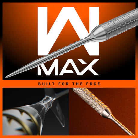 Winmau Gian Van Veen W-Max Switch Point 90% Tungsten Steel Tip Darts