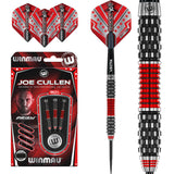 Joe Cullen Rockstar Series RS 1.0 Steel Tip Darts main product image showing the darts, packaging, flights, shafts, and included accessories