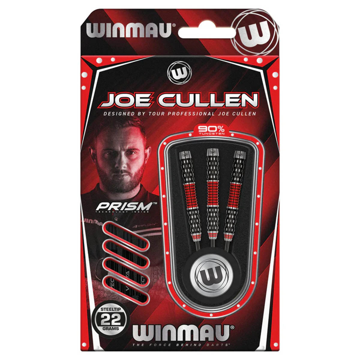 Joe Cullen Rockstar Series RS 1.0 Steel Tip Darts packaging exterior image showing the outer box artwork, branding, and presentation design