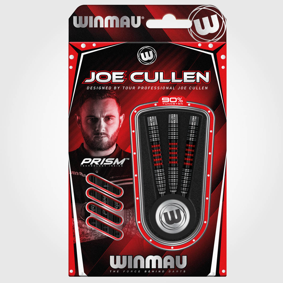 Joe Cullen Steel Tip Darts packaging exterior image showing the outer box artwork, branding, and presentation design