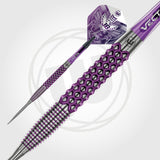 John Brown Signature Edition Steel Tip Darts close up image showing detailed grip patterns, machining, coating, and precision craftsmanship