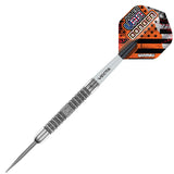 Jules van Dongen Steel Tip Darts angled product image displaying the barrel profile, grip layout, and design features
