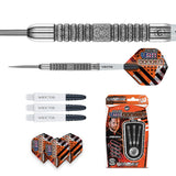 Jules van Dongen Steel Tip Darts contents image displaying everything included inside the package