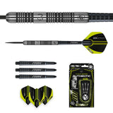 Michael Van Gerwen MVG Authentic Steel Tip Darts contents image displaying everything included inside the package
