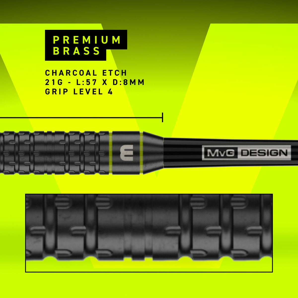 Winmau Michael van Gerwen MvG Brass Steel Tip Darts