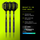 Winmau Michael van Gerwen MvG Brass Steel Tip Darts