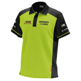 Michael van Gerwen MvG Pro Line Tour Shirt by Winmau front view image showing the complete shirt design, colours, and sponsor branding