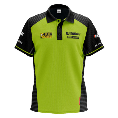 Michael van Gerwen MvG Pro Line Tour Shirt by Winmau main product image showing the official player shirt design and branding