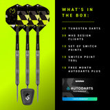 Winmau Michael van Gerwen MvG TS Switch Point 90% Tungsten Steel Tip Darts