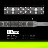 Winmau Michael van Gerwen MvG TS-PRO Switch Point 90% Tungsten Steel Tip Darts