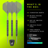 Winmau Michael van Gerwen MvG TS-PRO Switch Point 90% Tungsten Steel Tip Darts