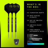 Winmau Michael van Gerwen MvG W-Max Switch Point 90% Tungsten Steel Tip Darts