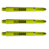 Michael Van Gerwen Signature Nylon Dart Stems Green main product image showing the stems, packaging, and included contents