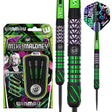 Mike Maloney Steel Tip Darts main product image showing the darts, packaging, flights, shafts, and included accessories
