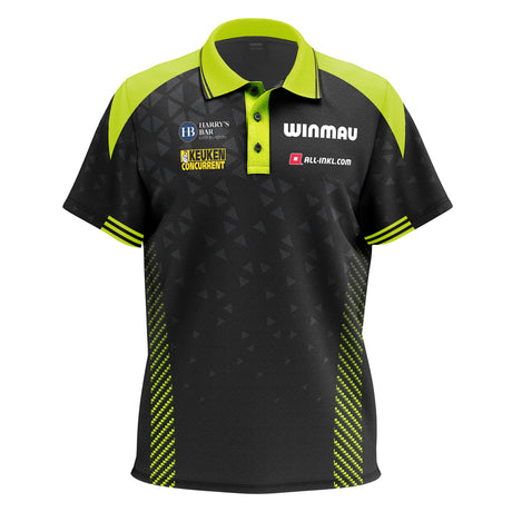 Winmau MvG Stage Polo main product image showing the official polo design and branding