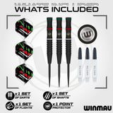 Peter Wachiuri Steel Tip Darts contents image displaying everything included inside the package