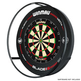 Winmau Plasma Dartboard Surround Light and Pro Line Original Black Surround Bundle main product image showing the lighting and surround bundle with included contents