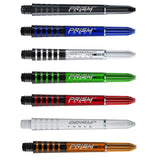 Winmau Prism Force Dart Stems Shafts main product image showing the stems, packaging, and included contents