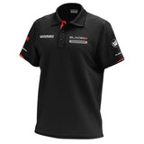 Pro,Line Polo Blade 6 Dart Shirt by Winmau promotional graphic highlighting the key features and performance benefits.