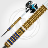 Ryan Branley Steel Tip Darts close up image showing detailed grip patterns, machining, coating, and precision craftsmanship