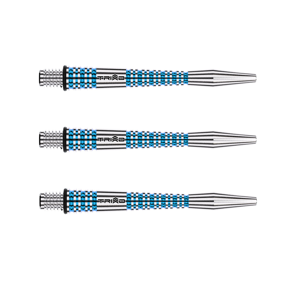Triad RX Aluminium Dart Stems Shafts Blue Intermediate length variant image