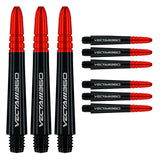 Winmau Vecta Blade 360 Dart Stems Shafts Black main product image showing the stems, packaging, and included contents