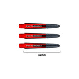 Winmau Vecta Blade 360 Dart Stems Shafts Red Short 3 shaft variant image