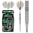 Willie O'Connor Steel Tip Darts main product image showing the darts, packaging, flights, shafts, and included accessories