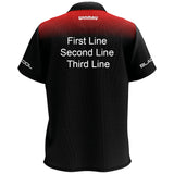 Winmau Wincool 4 Dart Shirt image highlighting available name and customisation options