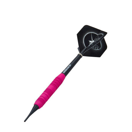 Core Plus Pink Rubber Coated Brass Soft Tip Darts by Unicorn